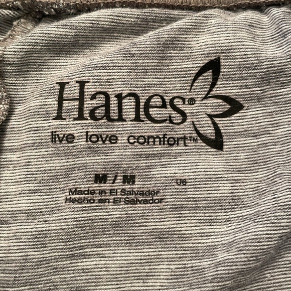 HANES Live Love Comfort Lounge Pants or Pajama Pants Medium Heather Gray - Picture 6 of 11